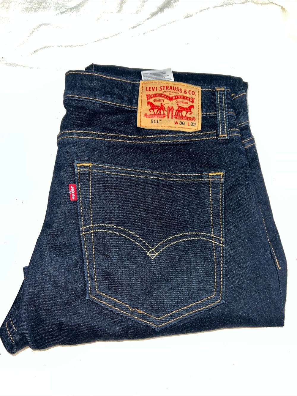 Levi's Slim Straight Men's Jeans - Dark Indigo